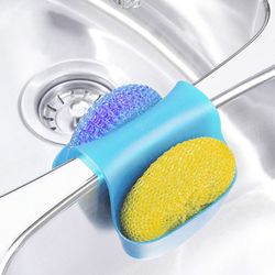 2-Pak - Vask / Køkkenvask Holder til Svamp & Rengøringsprodukter