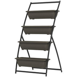 Planteholder, 76x79x162 cm, Brun