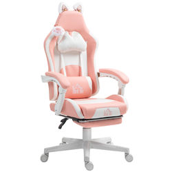 Spelstol, 65x62x116-124 cm, Rosa