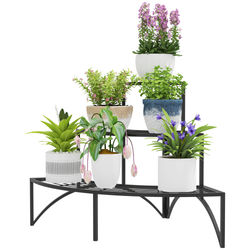 Planteholder, 87x60x60 cm, Sort