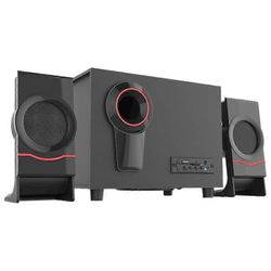 Tietokoneen kaiuttimet puinen 2.1 multimediasubwoofer bluetooth-ääni usb-kannettava kaiutin bluetooth +3. musta