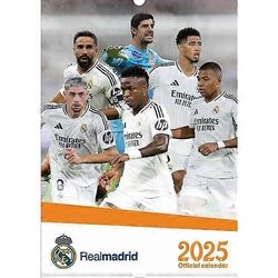 Real Madrid CF 2025 A3 seinäkalenteri Monivärinen One Size