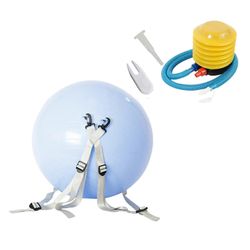 Somersaults Auxiliaries Ball Fitness joogapallo olkavyöllä räjähdyssuojattu harjoituspallo backflip harjoitusvälineet 55cm vaaleansininen