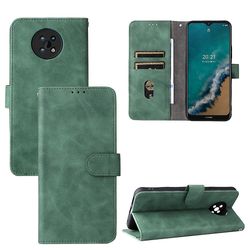 Etui til Nokia G50 Cover Premium Læder med kortholder Flip Folio Magnetisk Etui Coque - Sort Grøn