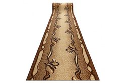 RugsX Runner BCF KRZYŚ brun 80 cm 80x710 cm
