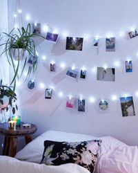 Grape Pp Led fotoklip fe lys til værelse dekoration væg