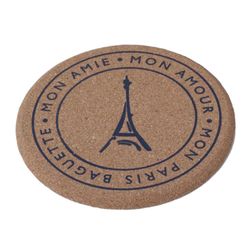 Ruili 5pcs Soft Wood Cup Mat Coaster Big Tower 10pcs