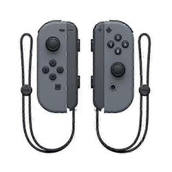 Joycon langaton ohjain Nintendo Switchille, tuki herätystoiminto, vasen oikea kaukosäädin rannehihnalla grey