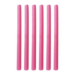 6x trampoliinitangon vaahtomuoviholkkien suojukset, kevyt korvaava 35 tuuman pehmuste Vaaleanpunainen