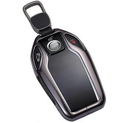 Alumiiniseos auton led-näyttöavaimen kansikotelo Bmw 5 6 7 -sarjalle G05 X5 G07 Harmaa Padlock
