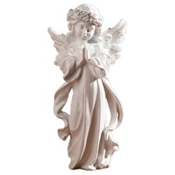 Söpö rukoileva enkelipatsas kokonaan valkoinen muotoilu, jossa on monimutkaisesti veistetty ystävän, perheen naapureiden lahjaksi Rukoilevat tytöt ...