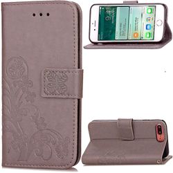 Foxdock Etui til iphone 8 Plus mobil etui Brown