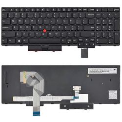 Yhdysvaltain version taustavalaistu kannettavan tietokoneen näppäimistö For Lenovo P51S P52S T570 T580