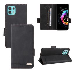 Gangxun Etui til Motorola Moto Edge 20 Lite læderetui folio flip med kreditkort slots Etui Coque Sort