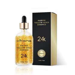 2stk 24k gullserum fuktighetsgivende for anti-rynke anti aldring fast lysere hud lysne fine linjer ansiktsserum (30ml)