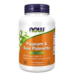Now Foods Pygeum & Saw Palmetto -uute, 25 mg/80 mg, 120 pehmeää geeliä (1 kpl pakkaus)