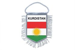 akachafactory Lippu Mini lippu maan auton koristelu Kurdistan kurdit