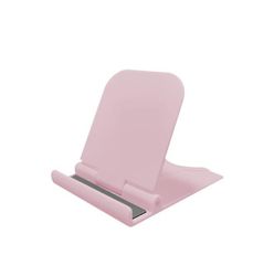 Coosilo Universal Mobiltelefon Tablet Desktop Stand, Foldbar Plast Mobiltelefon Stand Pink