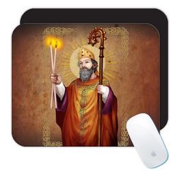 Xpgifts Gave Mousepad: Saint Blaise katolske