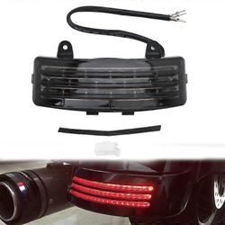 Moottoripyörän LED-kolmipalkkinen takalokasuojan takavalon suuntavilkku jarruvalo Harley Touring Street Glide Road Glide FLHX FLTRX 96-13moottoriaj...