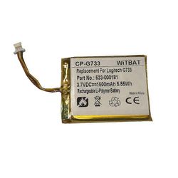 Testattu jo Koskee Logitech G733 G735 -kuulokemikrofonin akkua 533-000181 CP-G733