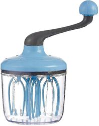 Manuaalinen vispilä Roiskevesitiivis, myrkytön, liukumaton pohja leivontaan, ruoanlaittoon ja perheystävälliseen käyttöön Sky Blue