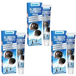 Hiustenlähtö hiusten kasvuvoide miehille naisille, Extra Strength Scalp Solution Hiustenlähtö Hiusten uudelleenkasvu, Hiustenlähtöä estävä hoito 3pcs