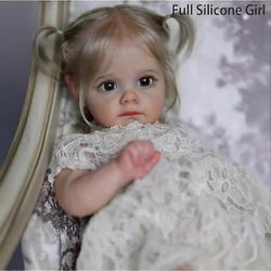 60 cm uudestisyntynyt nukke Maggie käsin yksityiskohtainen maalaus näkyvillä suonilla todenmukainen 3D-ihonsävy vastasyntyneen nukke lapsille synty...