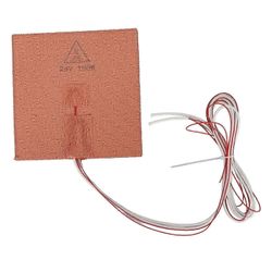 silikoninen lämmitintyyny korkean lämpötilan kestävä selkäliimalla kuuma sänky silikonilämmitystyyny 3D-tulostimen lisävarusteet 150x150mm 24V 150W