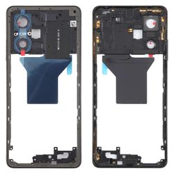 Xiaomi Redmi Note 12 Pro 5G -yhteensopivalle keskikehykselle Musta