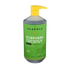 Alaffia Everyday Shampoo Kookos puhtaasti kookospähkinä, 32 Oz (pakkaus 1)
