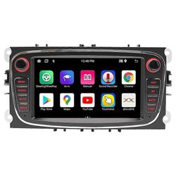 Ford Focus 7 tuuman HD Android -navigointi Bluetooth RDS -radiolle Musta 2+64G