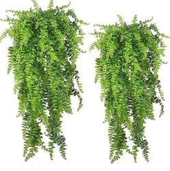 Handuo Kunstige planter Vinstokke bregner Persisk rotting Falsk hængende plante
