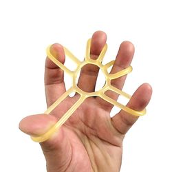 Yunshu 2PCS fingermodstand båre træner ringe hånd øvelse 9lbs
