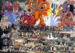 Paperi 1000 kappaletta palapeli Qingming-joen luonnonkaunis maalaus Naruto