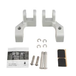 Moottoripyörän matkustajan jalkatuen laskeminen Kuljettajan jalkatapit Jalkatapin laskusarja BMW R1300:lle Silver