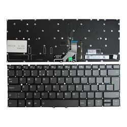 Power4Laptops Lenovo IdeaPad Yoga 920-13IKB baggrundsbelyst sort UK Layout Udskiftning Laptop Tastatur