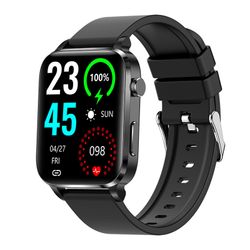 Smartwatch, Wolfnotch Diabetic Smartwatch, Wolf Notch Smart Watch Blodsocker För Kvinnor Svart