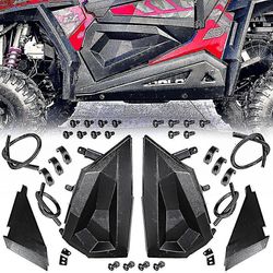 Alemmat mustat ovipaneelit, jotka sopivat Polaris 2014-2019 Rzr S 1000 900 Rzr Xp S Turbo 1000 Rzr Xp 1
