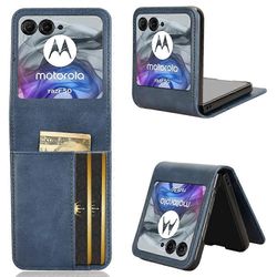 Motorola Razr 50 5G lompakkokotelo iskunkestävä nahkainen puhelimen kuori Monivärinen Style E