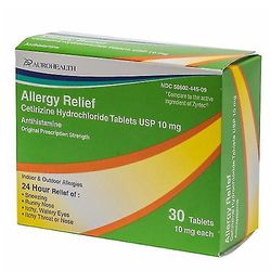 AuroHealth Auro Health setiritsiini, 10mg, 30 välilehteä (2 kpl pakkaus)