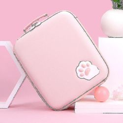 Søt For Girl Cat Claw Oppbevaringsveske For Nintendo Switch Bag Nintend Swi Qxuan