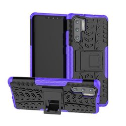 Shockproof rustning sag for ære 9x pro med støttefod all inclusive dække lilla rpc1699
