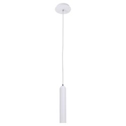 Italux Lighting Italux Athan WH - Moderne hængende vedhæng Hvid 1 Lys med hvid matt skygge, GU10
