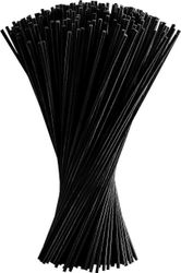 100 kpl musta kuitudiffuusori sauvat kuitutikut öljy aromi diffuusoritikut 20cm x 3mm