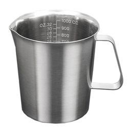 Ruili 304 målebæger i rustfrit stål 1000 ml