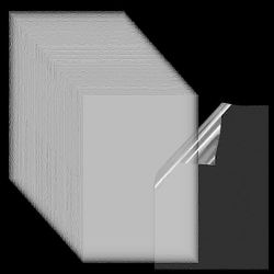 60 arkkia mustesuihkutulostuskalvo A4 PET-läpinäkyvyyspaperiarkit Kirkas muovinen mustesuihkukalvo läpinäkyvä tulostinpaperi mustesuihkutulostimill...