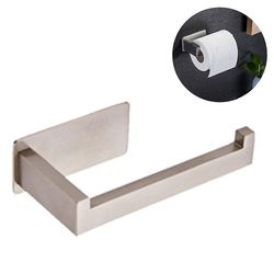 Toiletpapirholder Ingen stansning i rustfrit stål Sølv