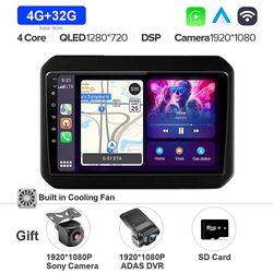 Bicaco Bilradio Android 13 til Suzuki Ignis 2016 - 2020 Auto Multimedia Stero Carplay Wifi GPS-navigationssystem Hovedenhed Autoradio 4G-32G CAM DVR