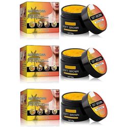 3kpl Fast Tanning Cream vedenpitävä parkituskiihdytinvoide luonnollisella porkkanaöljyuutteella pehmeä ruskea